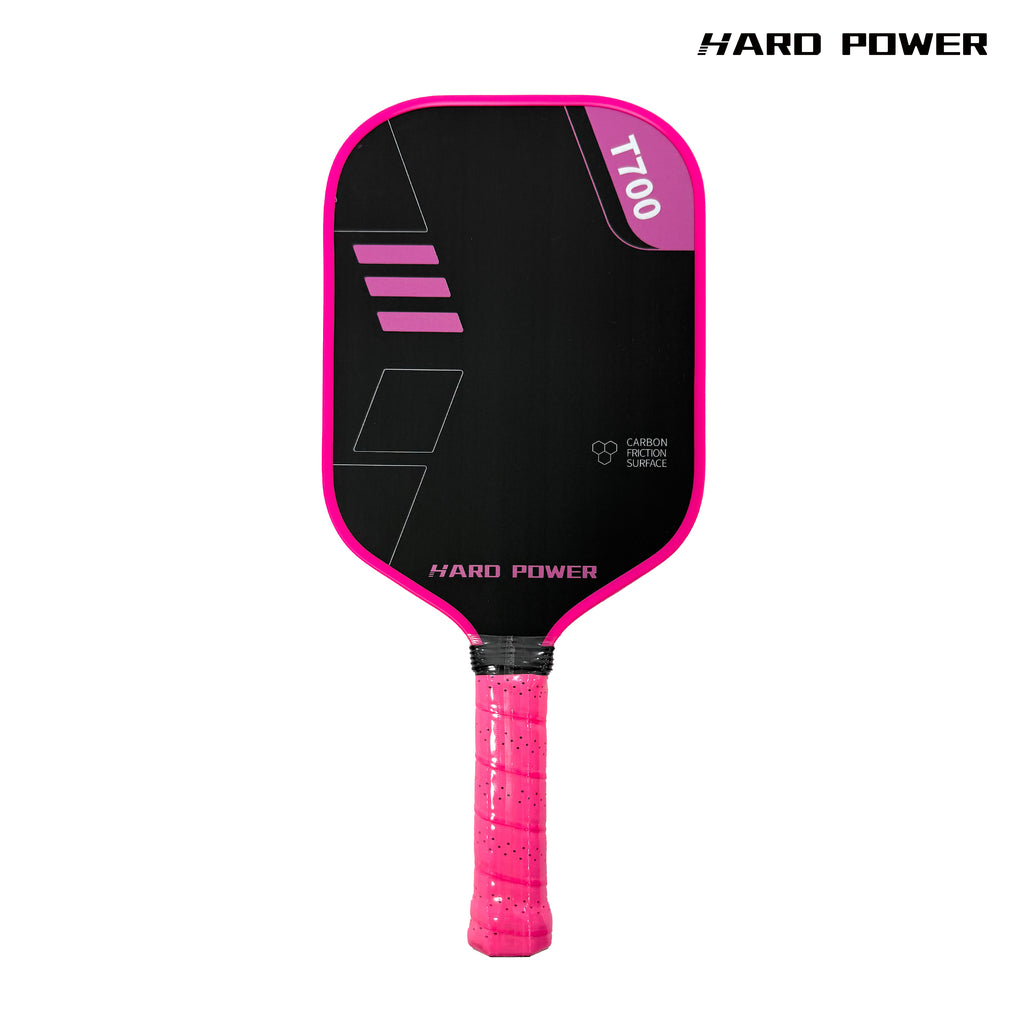 Red Hard Power T700 Carbon Fiber Pickelball Paddle