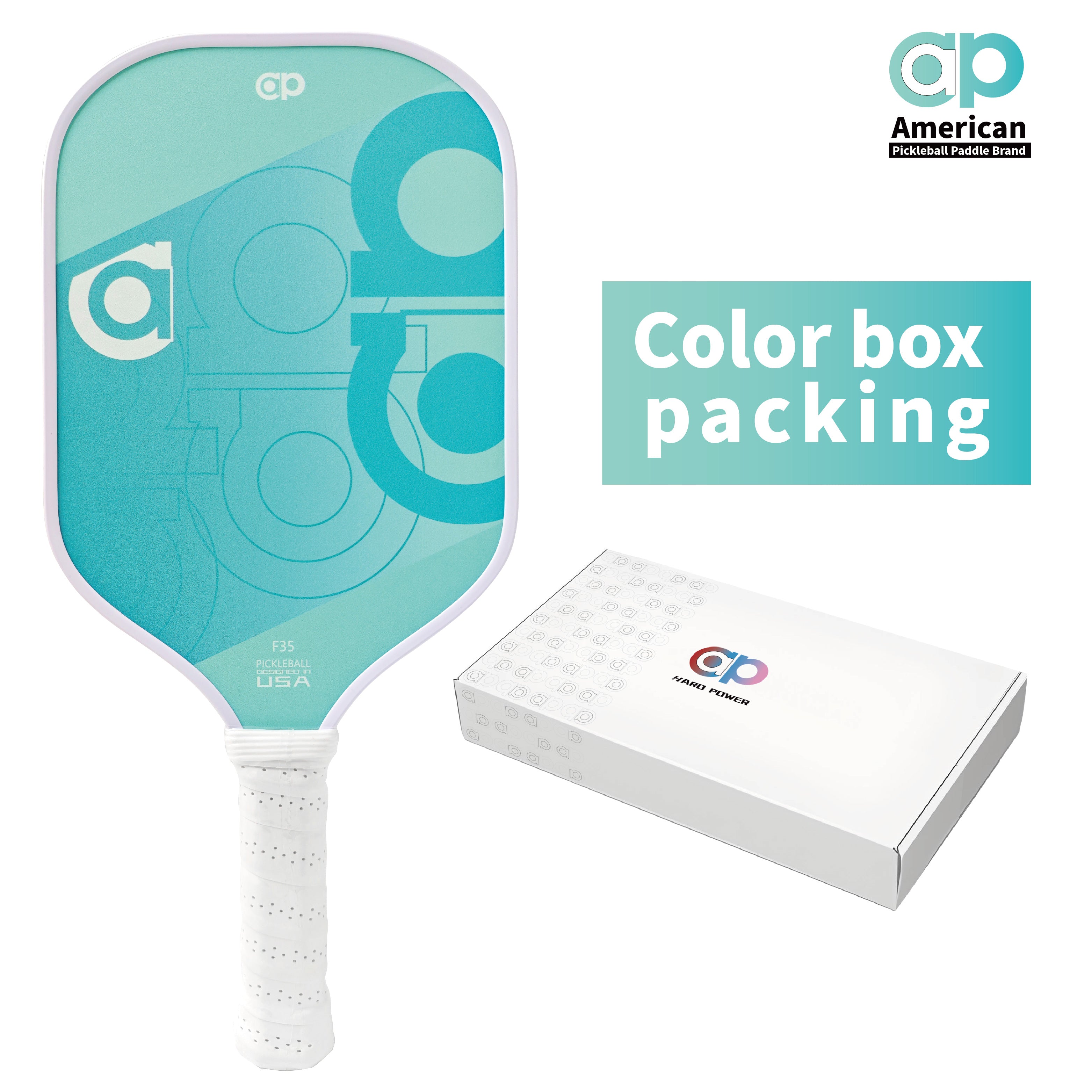 Yellow ap Fiberglass Pickleball Paddle