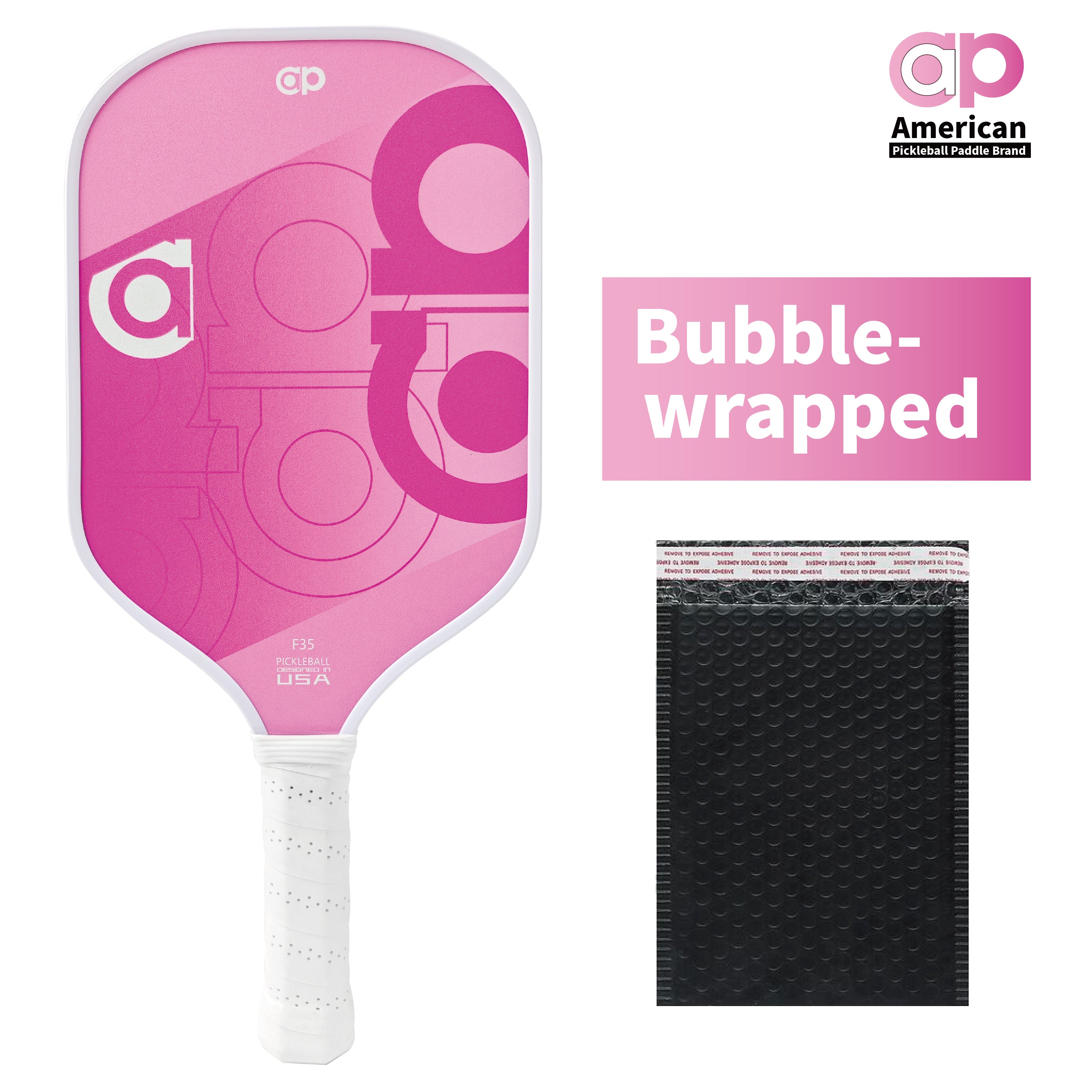Yellow ap Fiberglass Pickleball Paddle