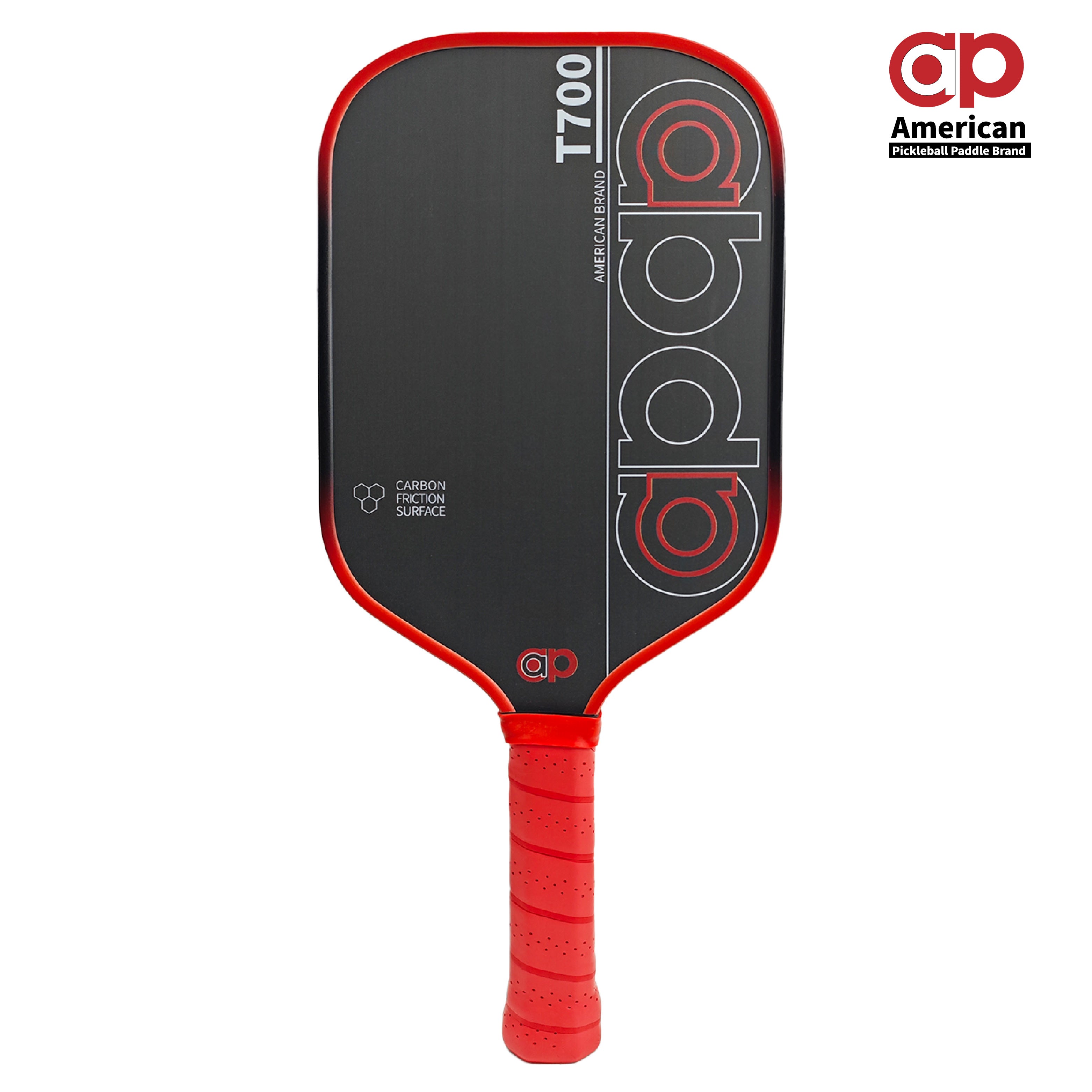 Red ap T700 Carbon Fiber Pickleball Paddle