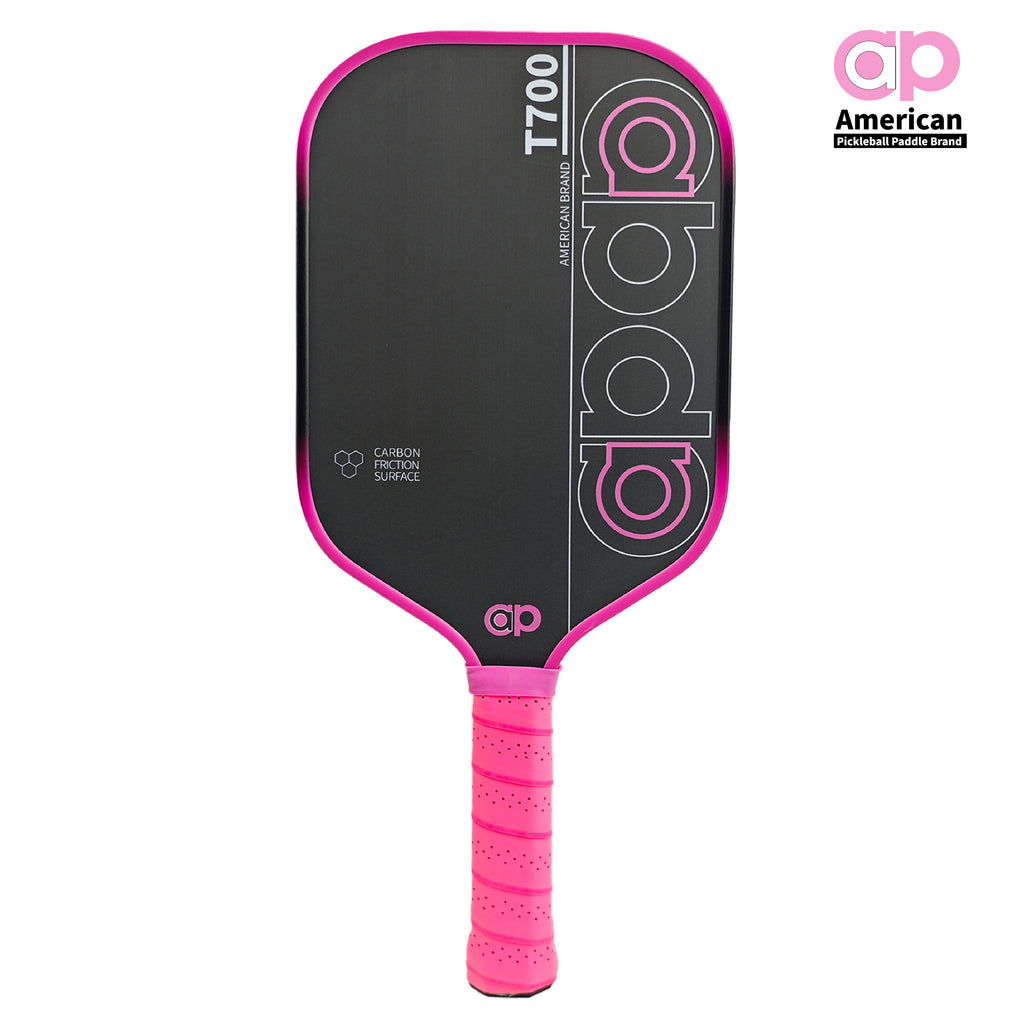 Rose red ap T700 Carbon Fiber Pickleball Paddle
