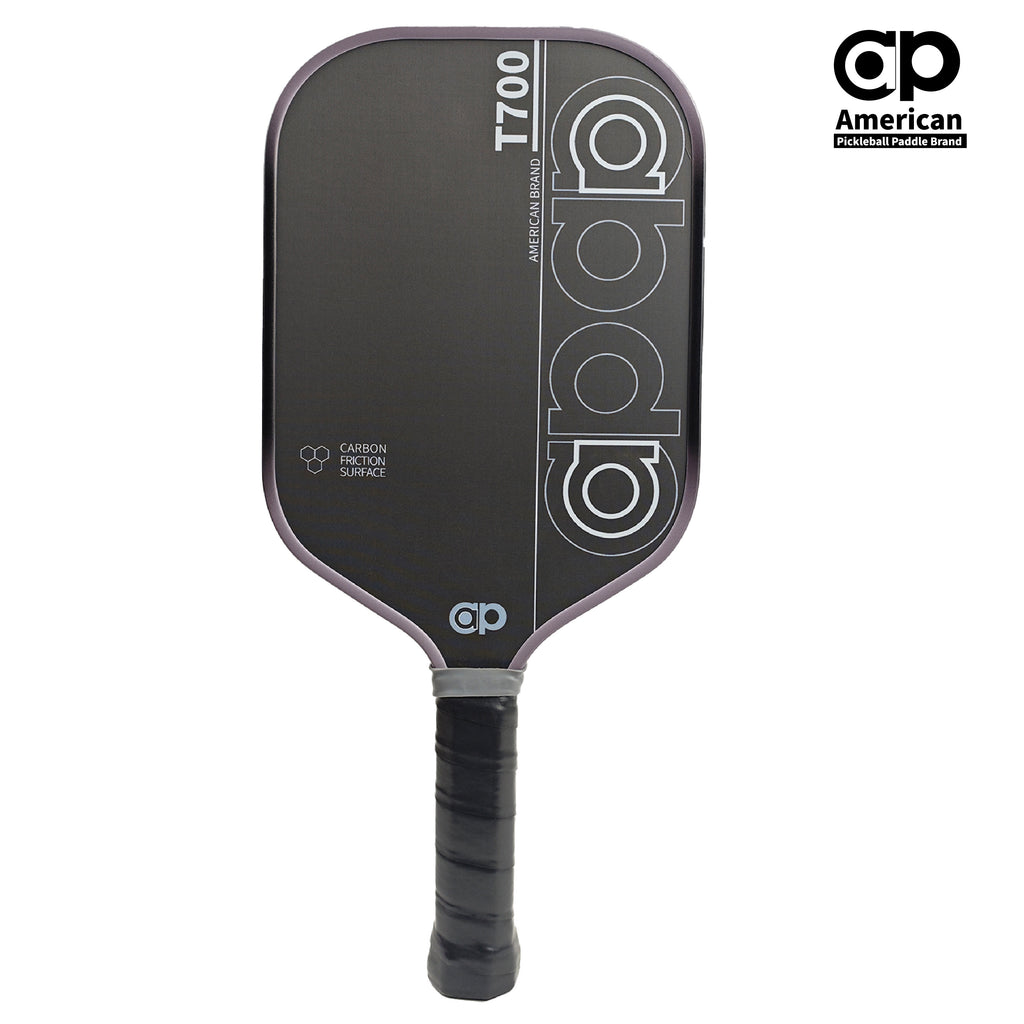 Black ap T700 Carbon Fiber Pickleball Paddle