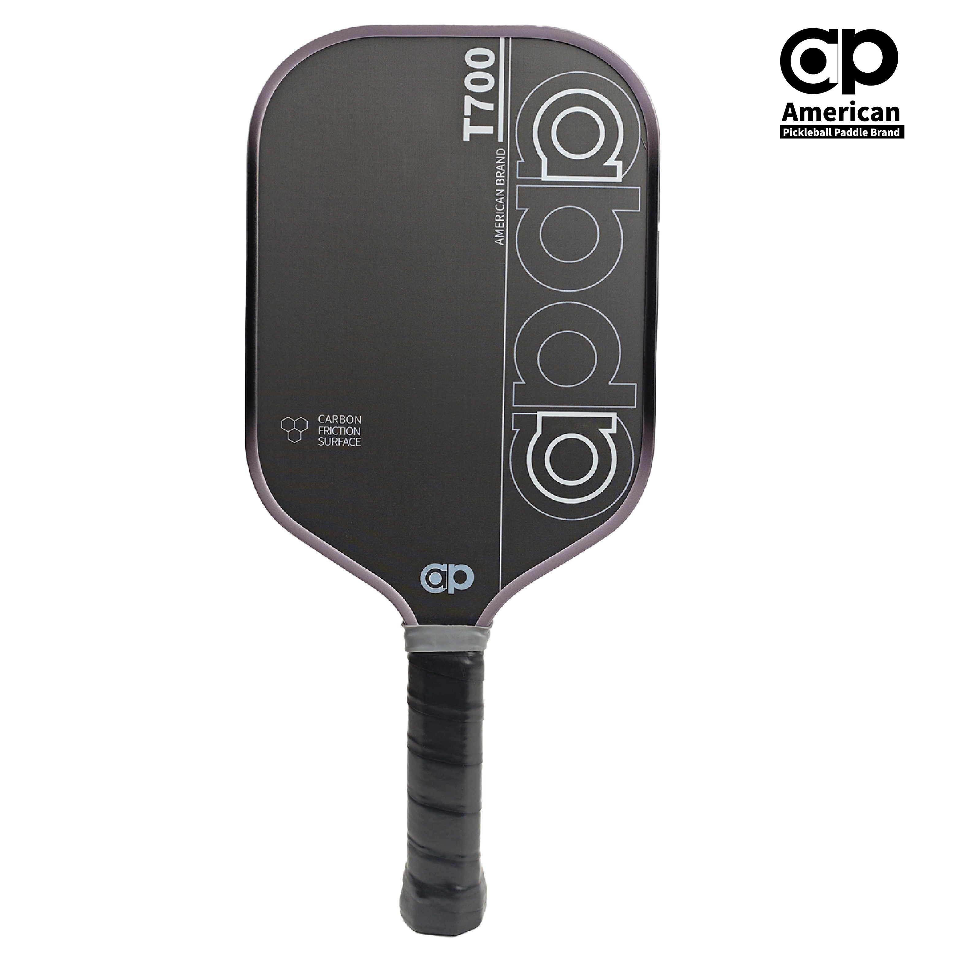 Black ap T700 Carbon Fiber Pickleball Paddle