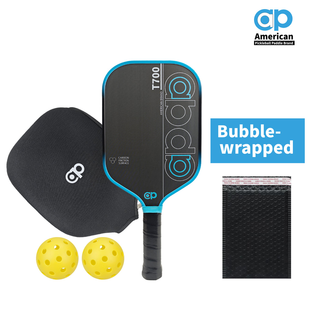 Black ap T700 Carbon Fiber Pickleball Paddle